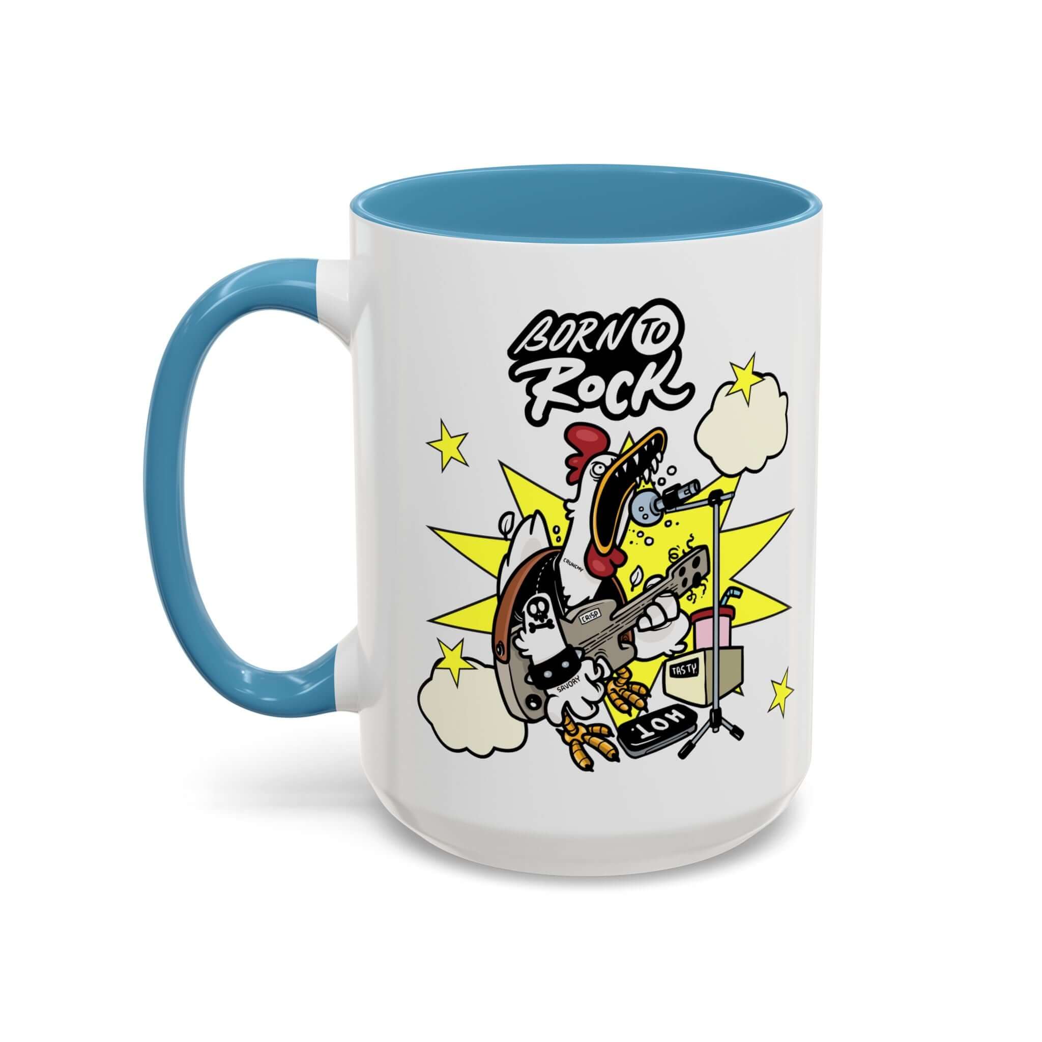 Details für Kaffeetasse - mit Gitarren Cartoon Akzent 
