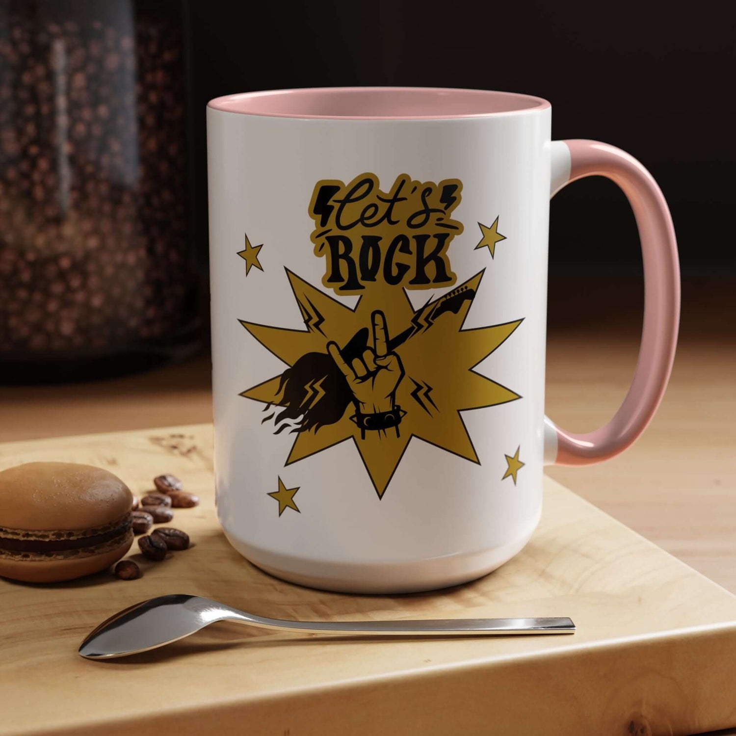 Details für Kaffeetasse – Design Rockmotiv 