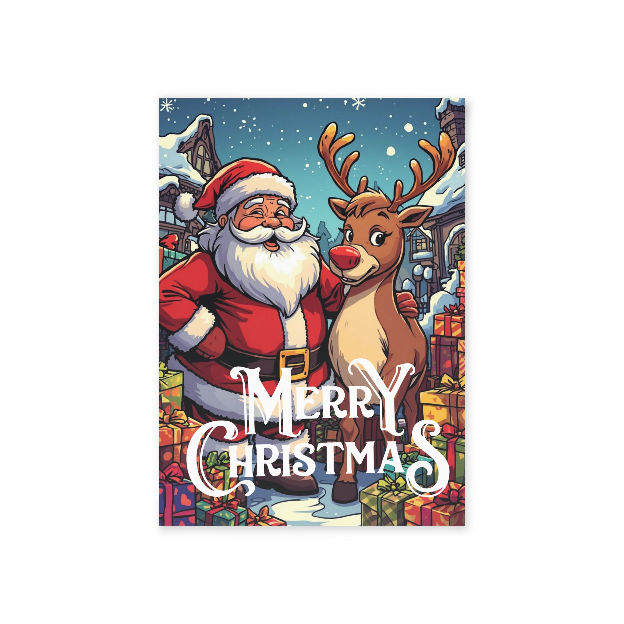 Skurrile Weihnachtskarten  Frohe Weihnachten Grußkarten