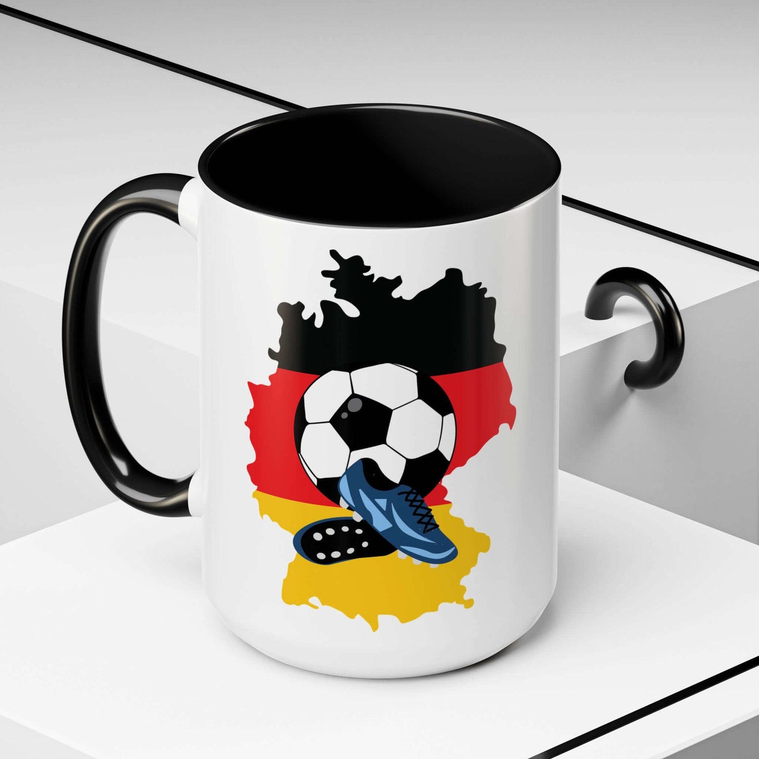 Details für Kaffeetasse Deutschland – Fußballmotiv