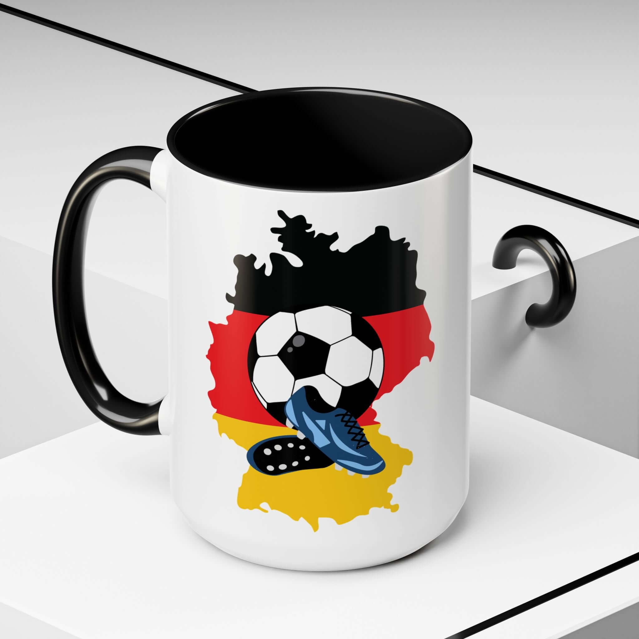 Details für Kaffeetasse Deutschland – Fußballmotiv