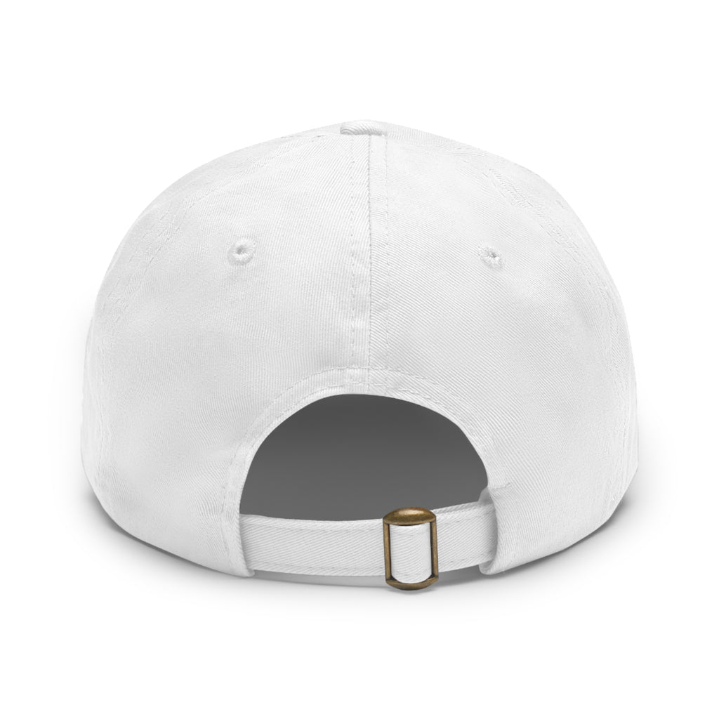 Dad Hat mit Lederpatch rund  mehrfarbig