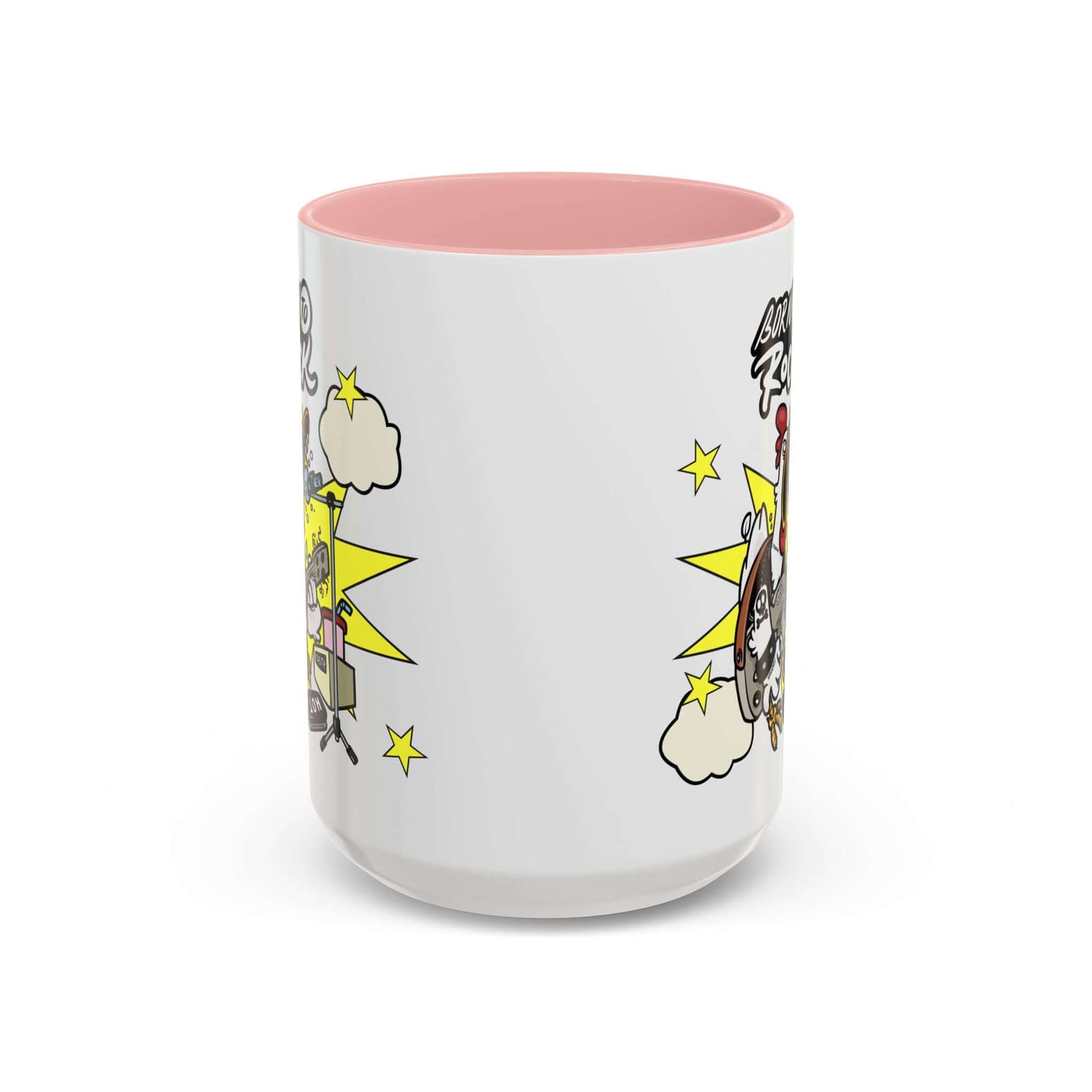 Details für Kaffeetasse - mit Gitarren Cartoon Akzent 