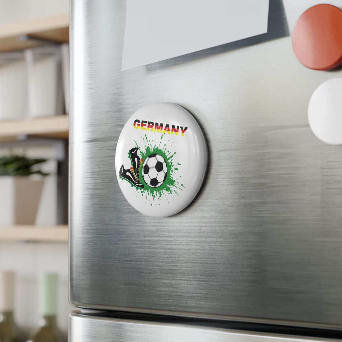 Details für Deutschland-Fußball-Button-Magnet 