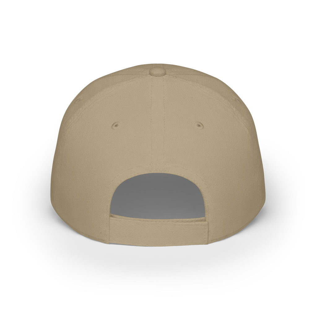 Low Profile Baseballcap  für Game in Khaki Klett-Verschluss