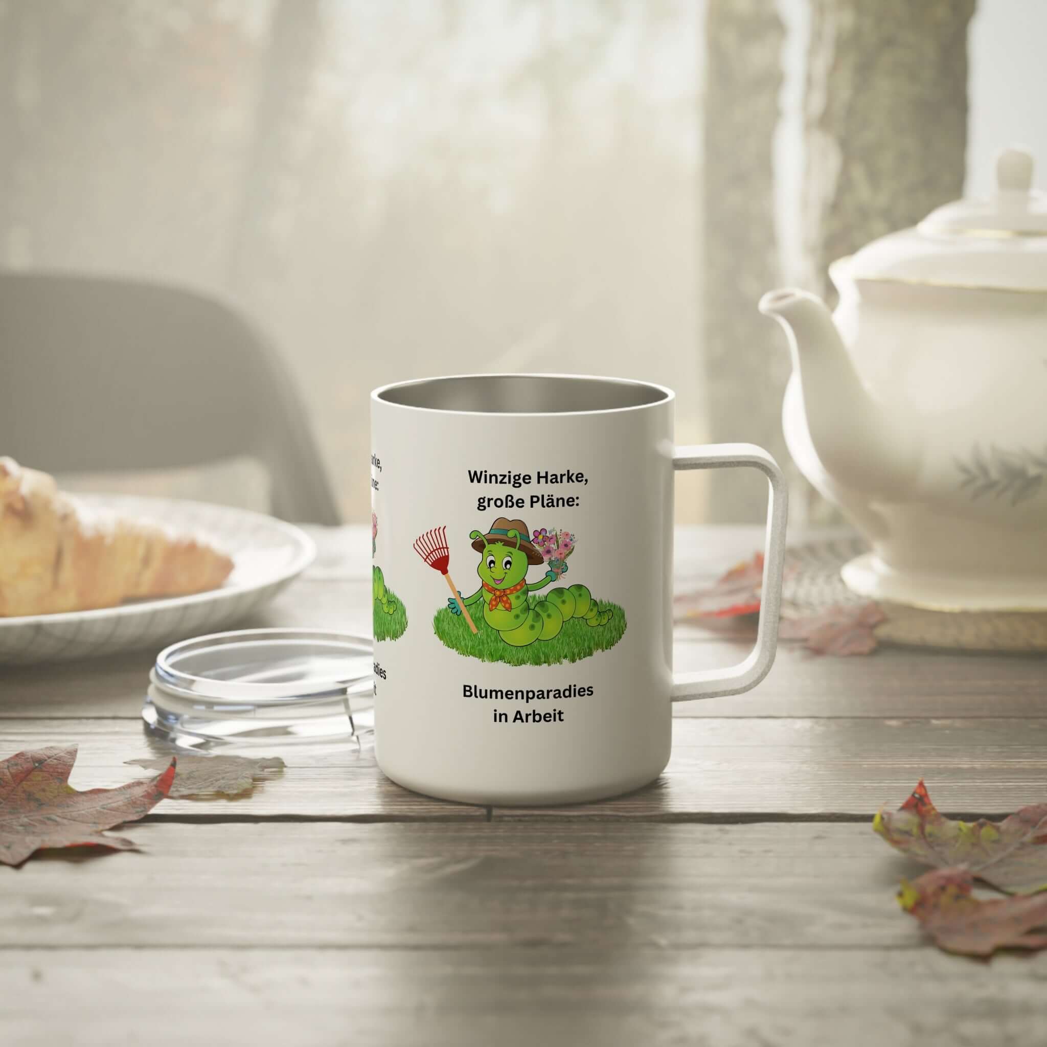 Details für Isolierte Kaffeetasse –Gartenliebhaber Geschenk
