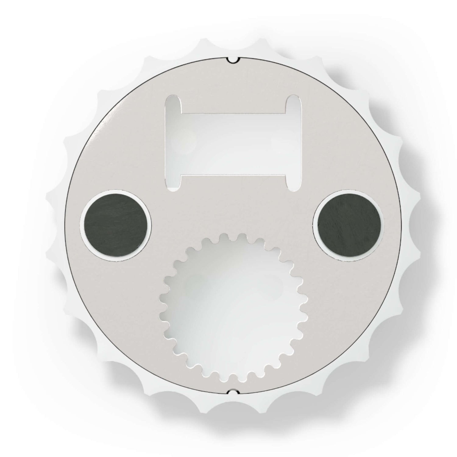 Flaschenöffner mit Sicherheits-Smiley Ein Flaschenöffner, der Funktionalität mit einem witzigen Design verbindet. Der Sicherheits-Smiley sorgt für gute Laune und macht ihn zu einem originellen Begleiter im Alltag.  Design: Auffälliger Sicherheits-Smiley –