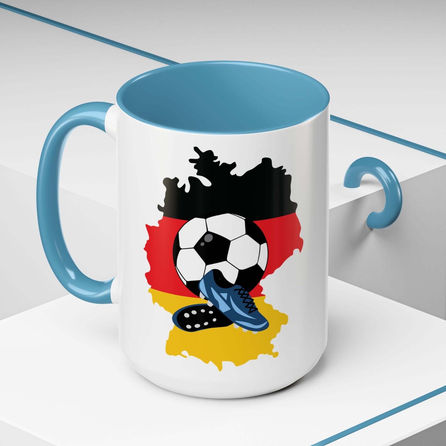 Details für Kaffeetasse Deutschland – Fußballmotiv