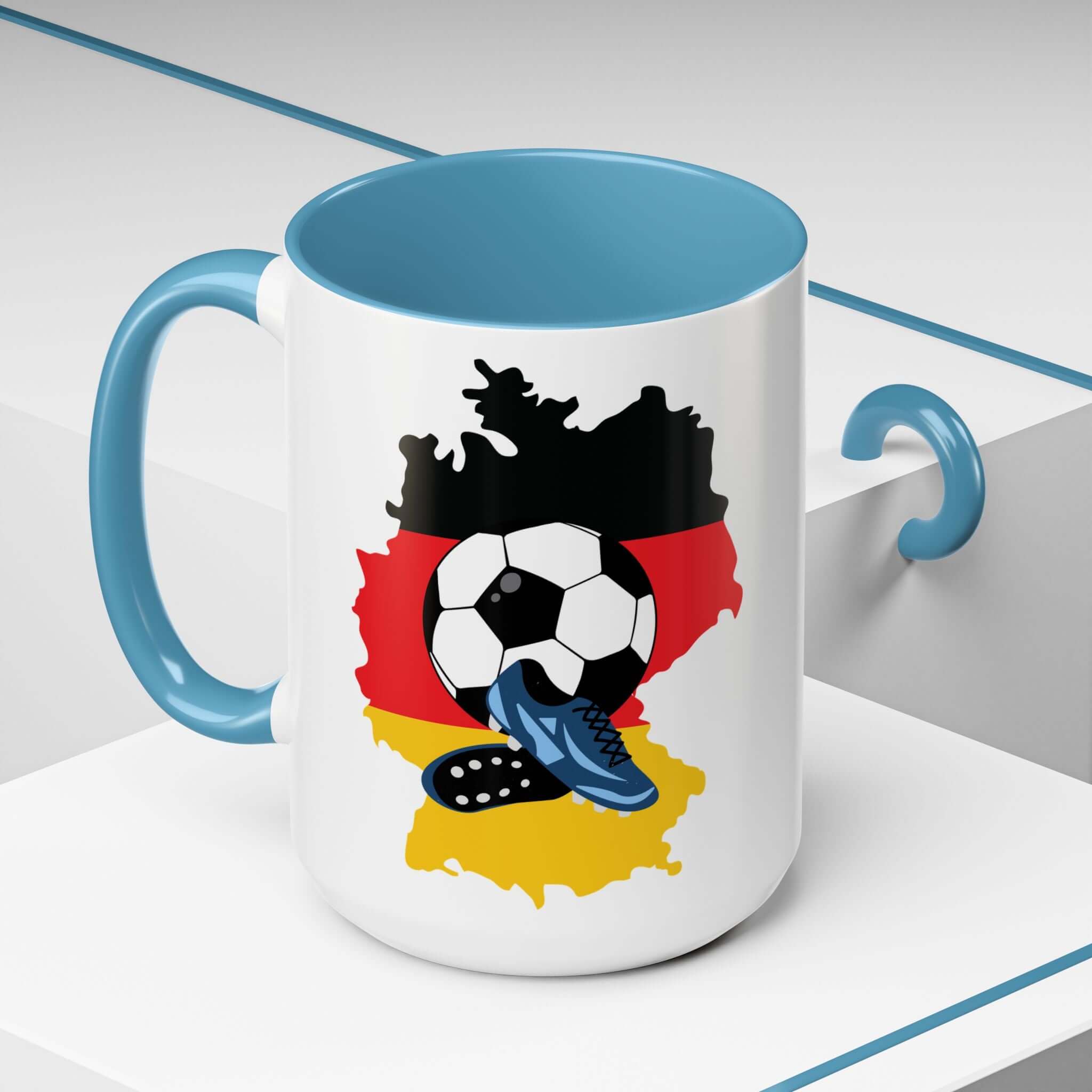 Details für Kaffeetasse Deutschland – Fußballmotiv