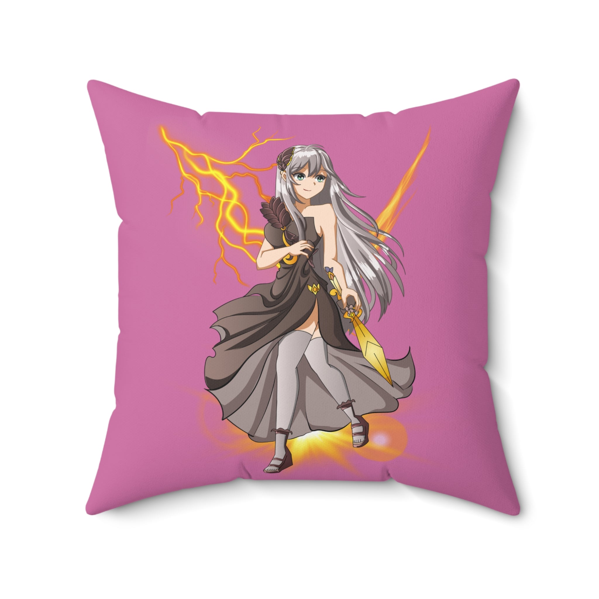 Anime Lightning Warrior Kissen - Kräftiges Dekor für unsere Fans
