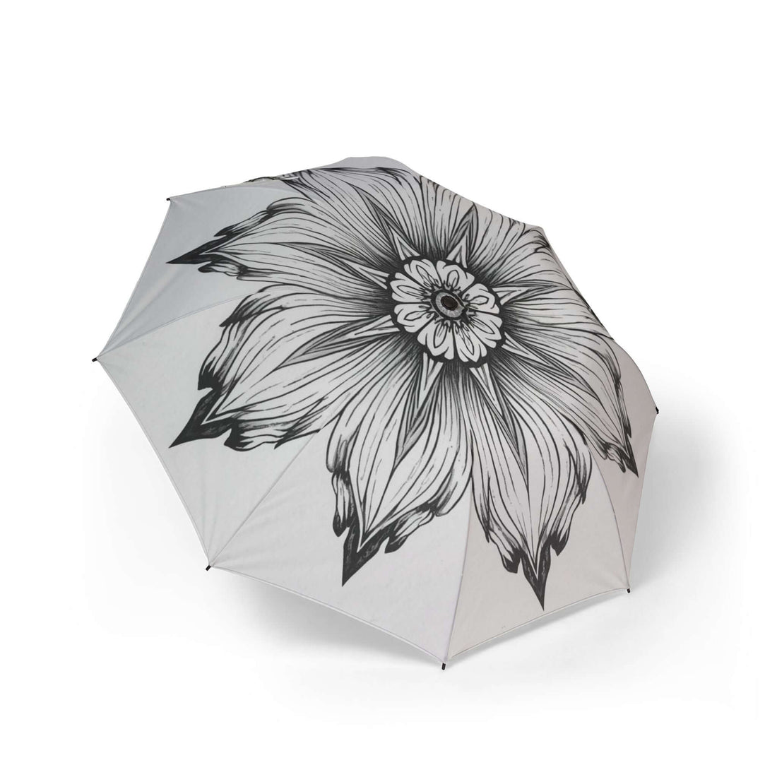 Stilvoller Regenschirm mit Blumenmuster, faltbare Regenbekleidung, perfektes Geschenk - Design-Familientruhe