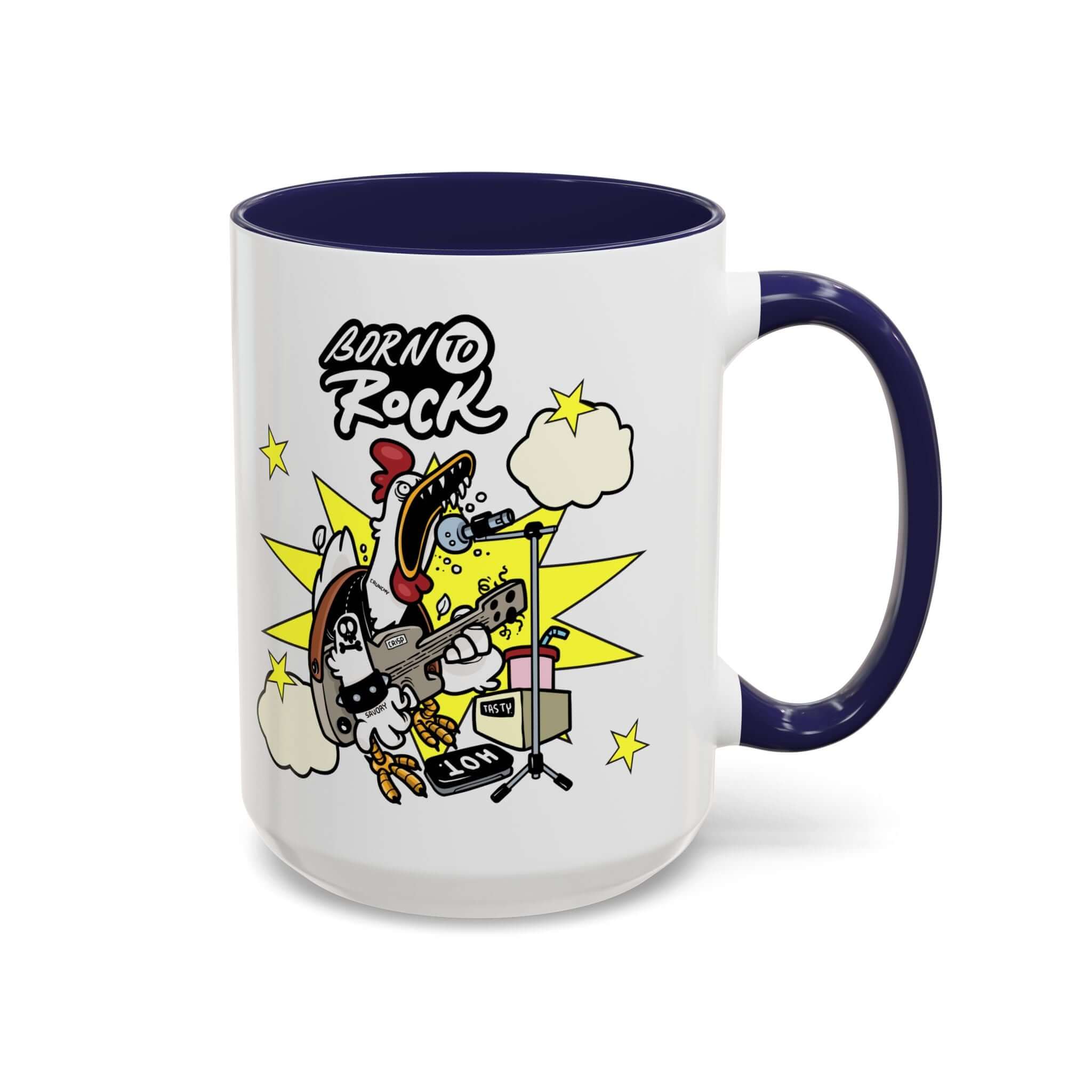 Details für Kaffeetasse - mit Gitarren Cartoon Akzent 