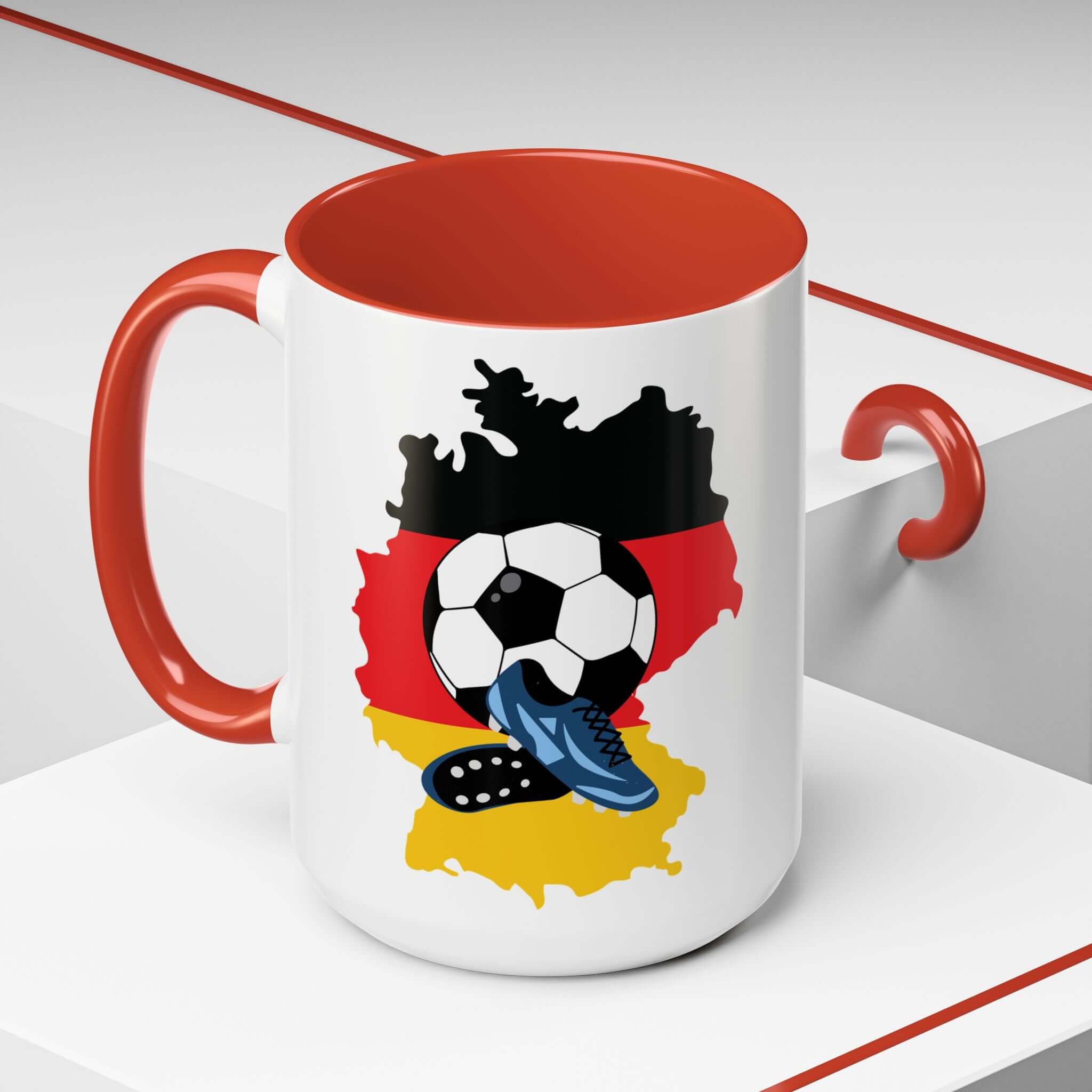 Details für Kaffeetasse Deutschland – Fußballmotiv