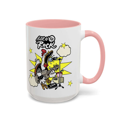 Details für Kaffeetasse - mit Gitarren Cartoon Akzent 