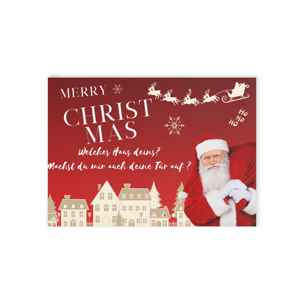 Festliche Weihnachtskarten, Weihnachtsgrußkarten, zweiseitige