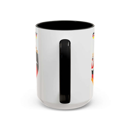 Details für Kaffeetasse mit deutscher Fußballflagge 