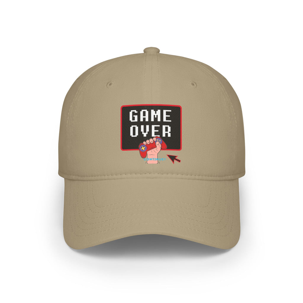 Low Profile Baseball Cap in Khaki