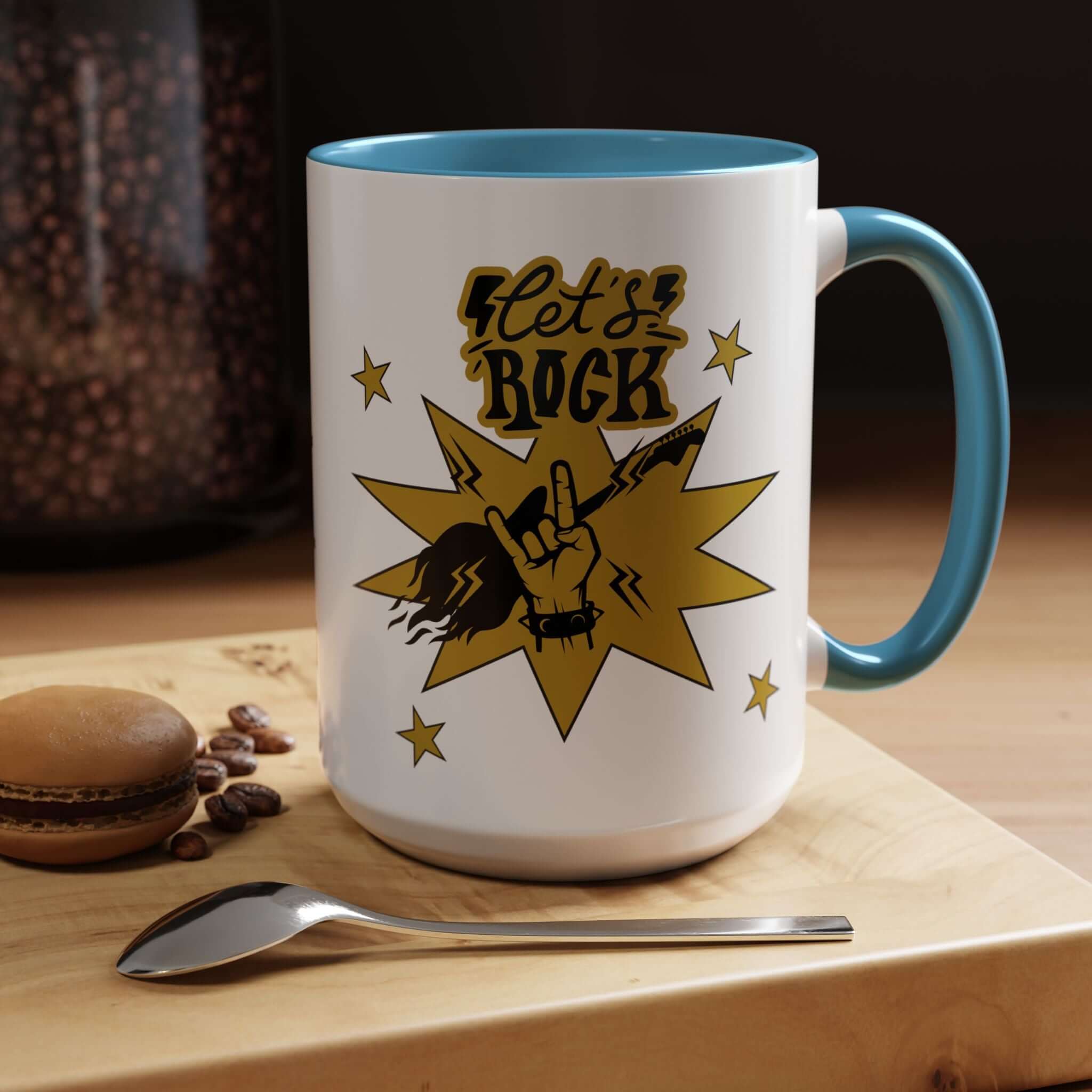 Details für Kaffeetasse – Design Rockmotiv 