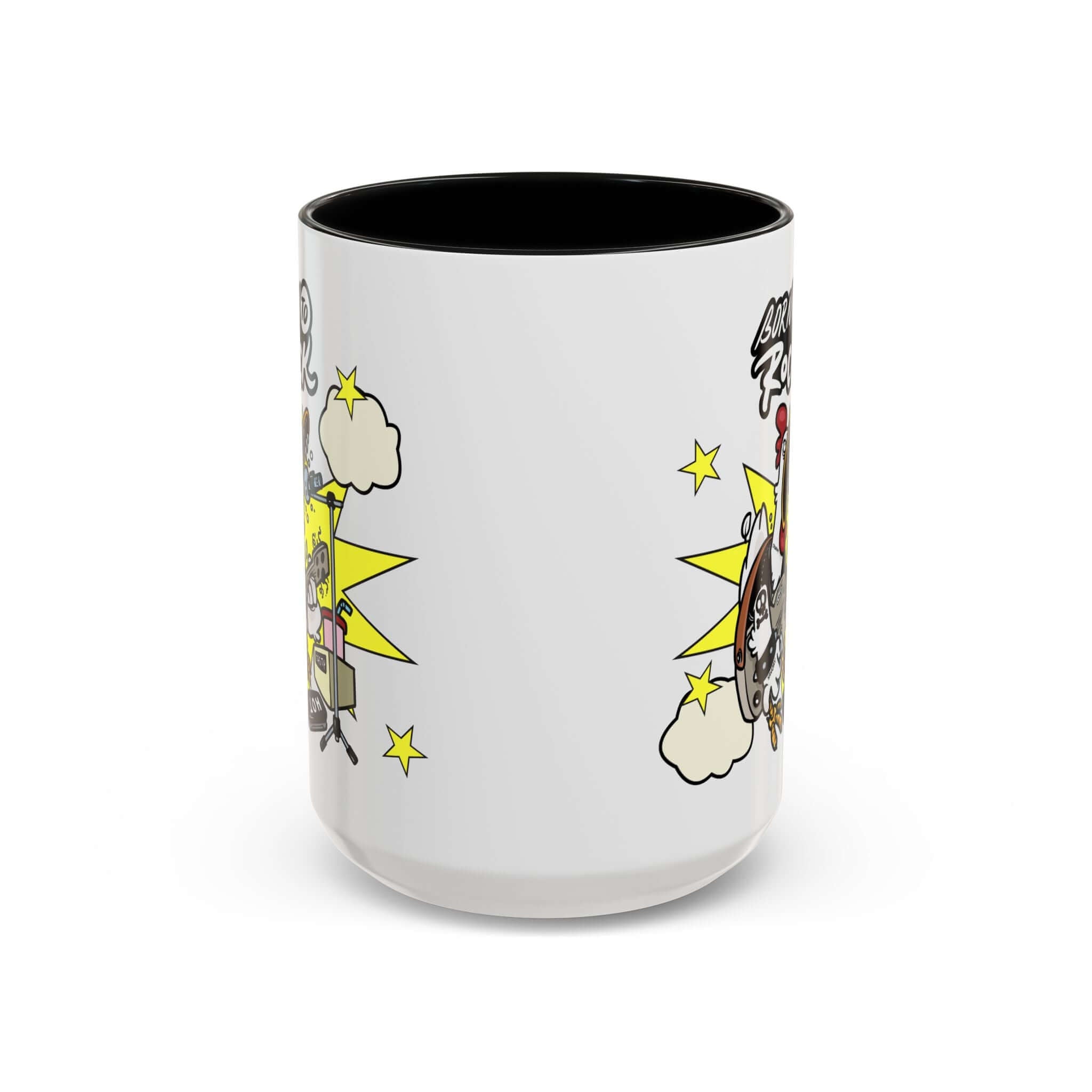 Details für Kaffeetasse - mit Gitarren Cartoon Akzent 