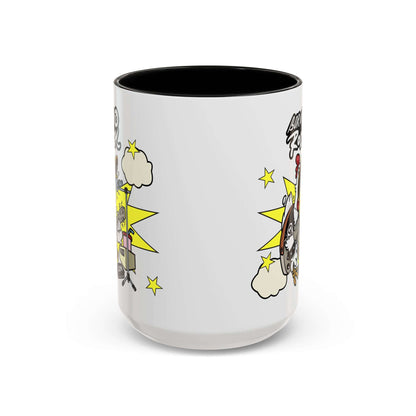 Details für Kaffeetasse - mit Gitarren Cartoon Akzent 