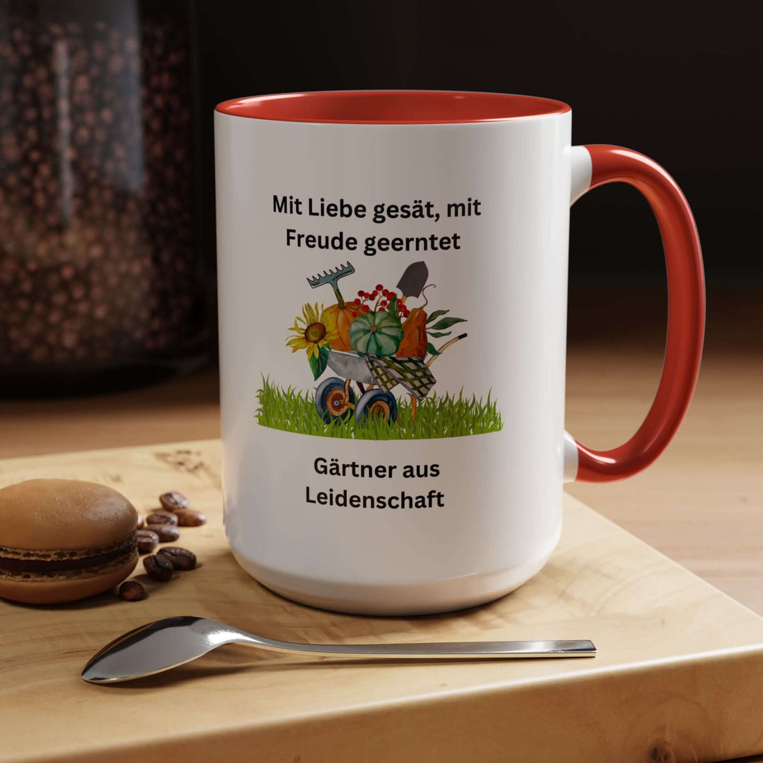 Details für Kaffeetasse Gartenliebhaber Geschenk 