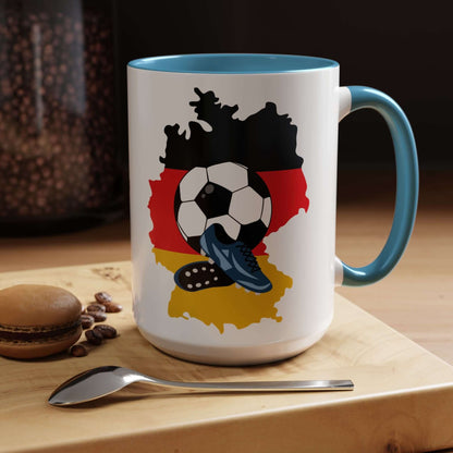 Details für Kaffeetasse Deutschland – Fußballmotiv