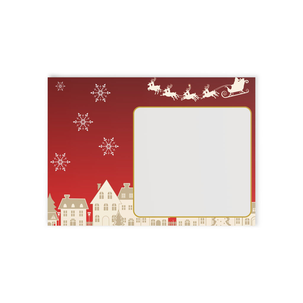 Festliche Weihnachtskarten, Weihnachtsgrußkarten, zweiseitige Rückseite