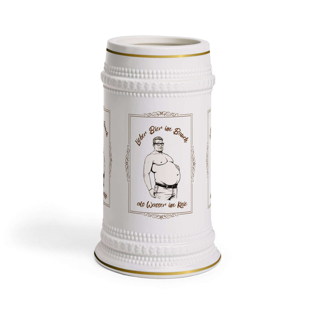 Beer Stein Krug – für die Herren Der klassische Bierkrug ist ein Symbol für Männlichkeit, Geselligkeit und Genuss. Robust im Design und mit einem Hauch von Vintage-Charme, wird er zum treuen Begleiter für echte Herrenmomente:  Maskulin &amp; kraftvoll: Solide