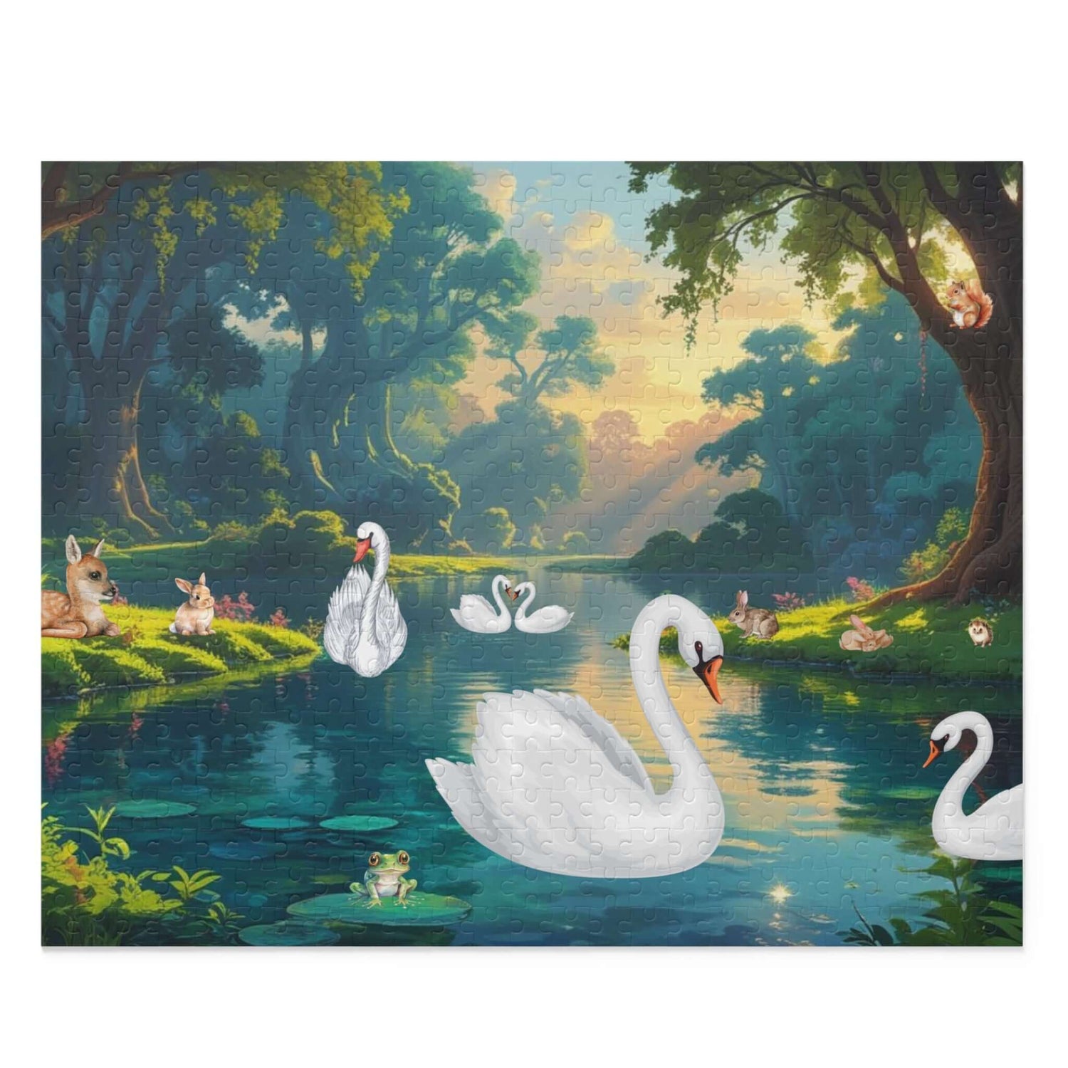 Schwäne auf dem See