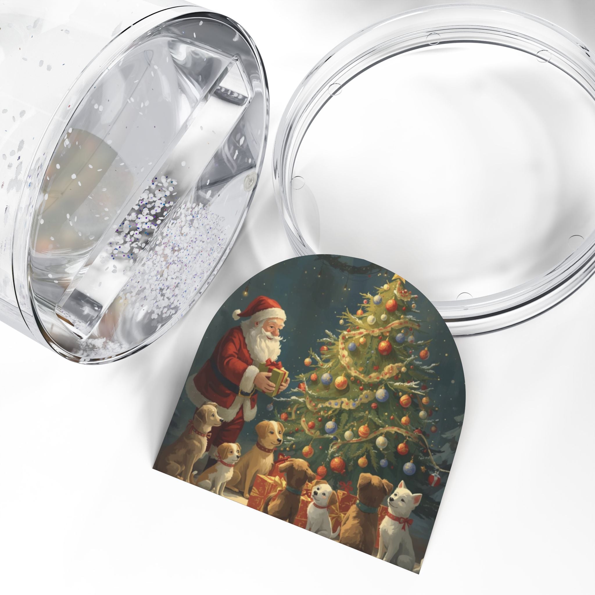 Weihnachts-Schneekugel, Weihnachtsdekoration