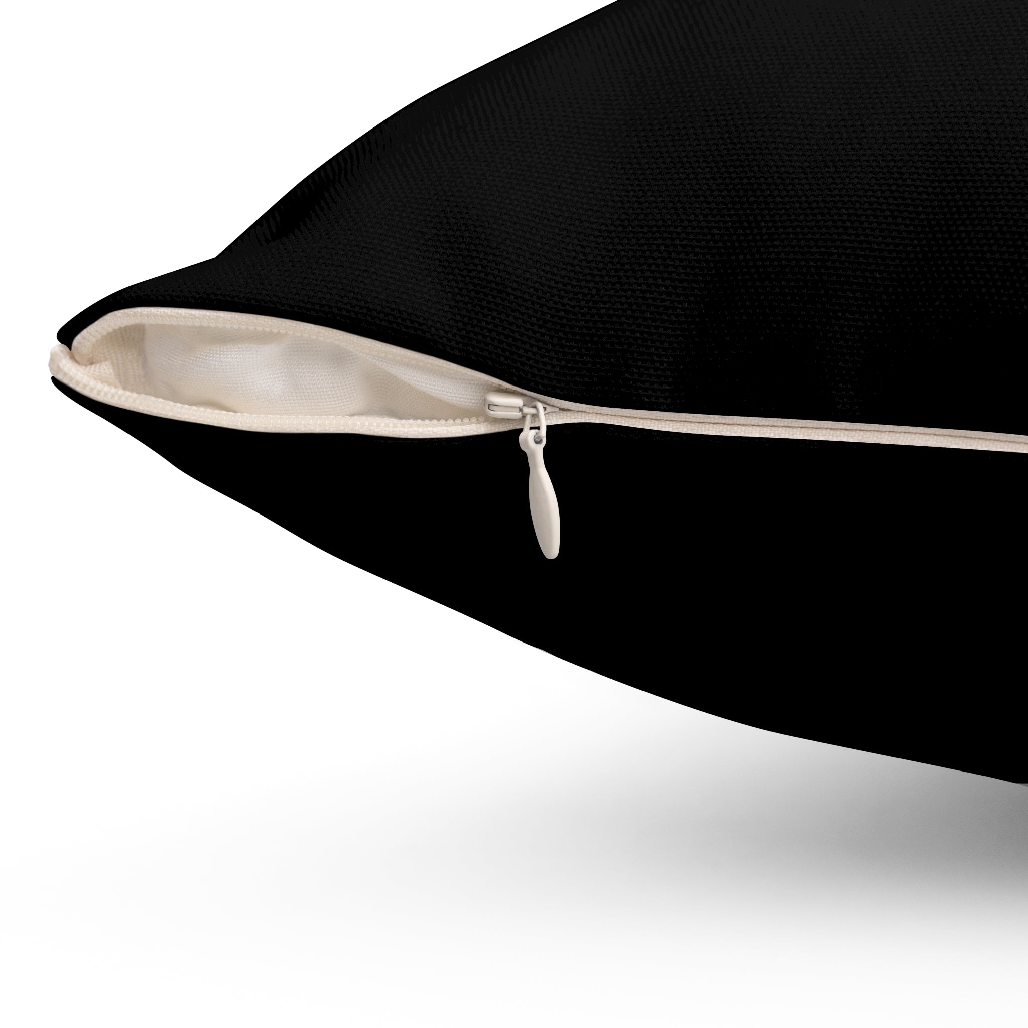 Kissen für Bastler, Geschenk, Näherinnen und Omas in Schwarz mit goldener Schrift, Reißverschluss