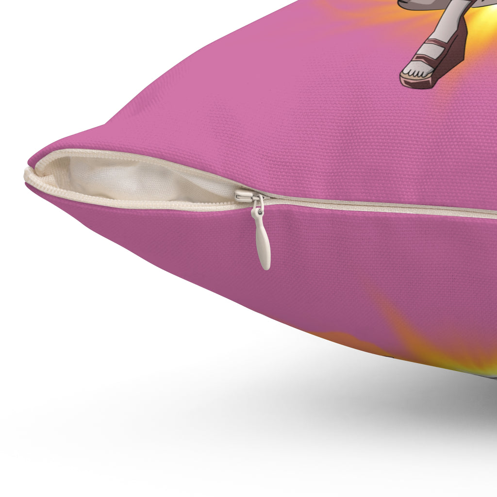 Anime Lightning Warrior Kissen - Kräftiges Dekor für unsere Fans pink öffnung