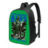 Motorrad-Themen-Rucksack mit "Life Behind Bars Isn&