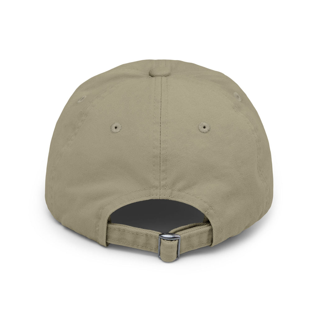 Unisex Distressed Cap Olive verschluss