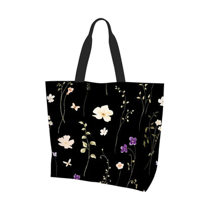 Große Schultertasche für Damen mit floralem Muster, aus 100% Polyester, Größe 19,7"x15,7"x5,9"