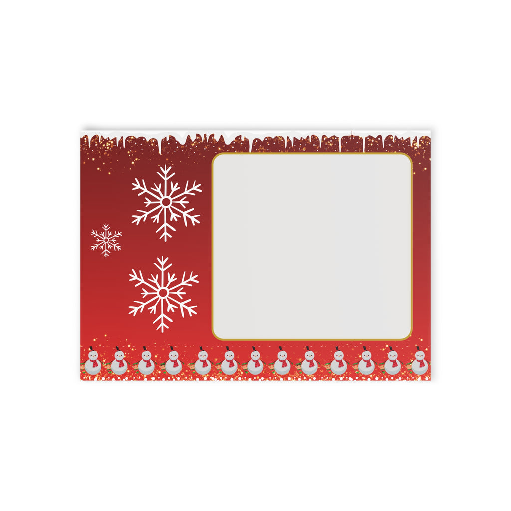 Festliche Weihnachtskarten, Weihnachtsgrüße, zweiseitiger Druck Rückseite