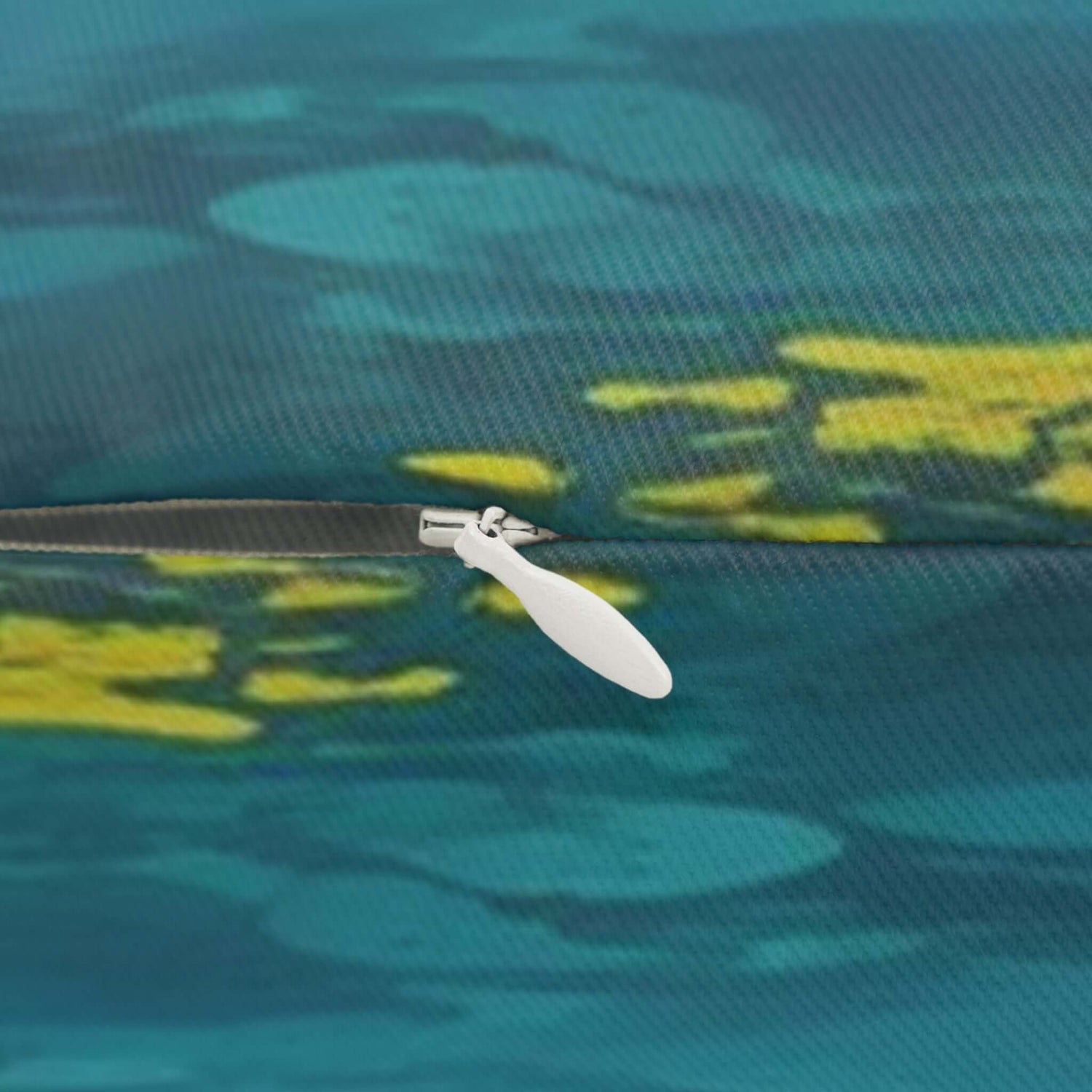 Details für Lendenkissen mit Schwanensee-Motiv Reißverschluss