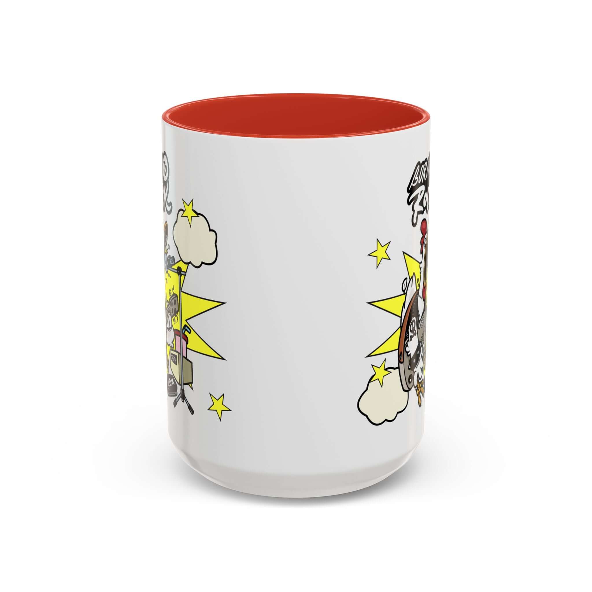 Details für Kaffeetasse - mit Gitarren Cartoon Akzent 