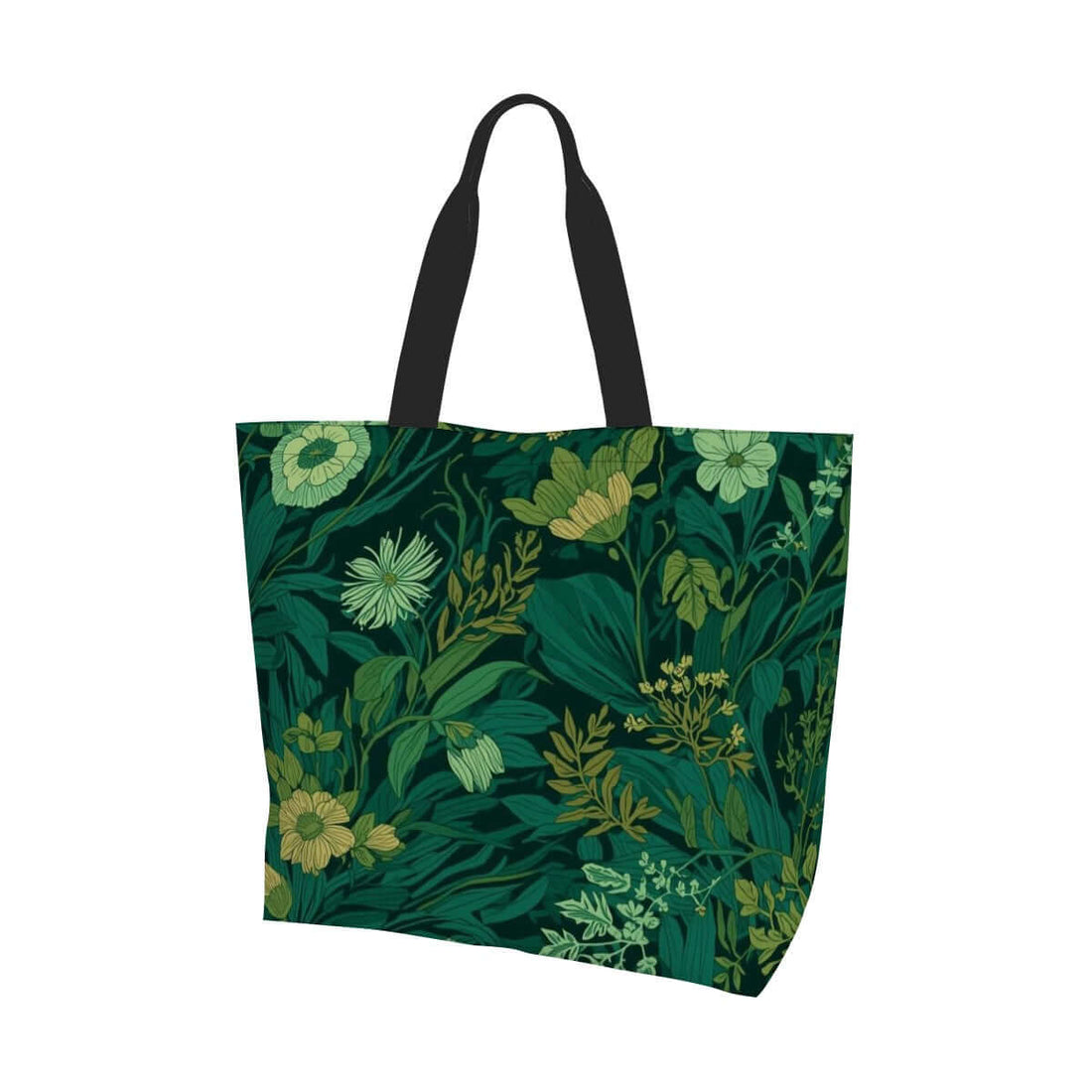 Große Schultertasche für Damen mit floralem Design, aus langlebigem Polyester, wasserabweisend, ideales Accessoire für unterwegs.