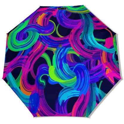 UV-Schutz-Regenschirm mit buntem Muster, windfestem Kohlefaserrahmen und Nanobeschichtung. Details für UV-Schutz-Regenschirm ansehen.