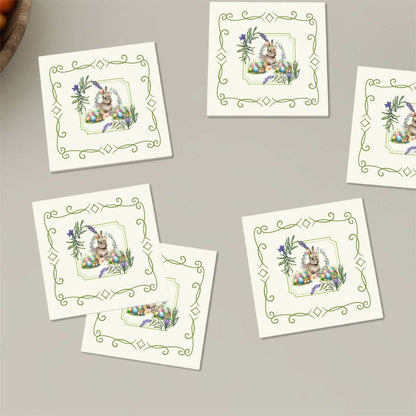 Quadratische Keramikuntersetzer, 6 Stück mit einseitigem Design und UV-Druck, umweltfreundlich, exzellente Wasseraufnahme, 4"x4".