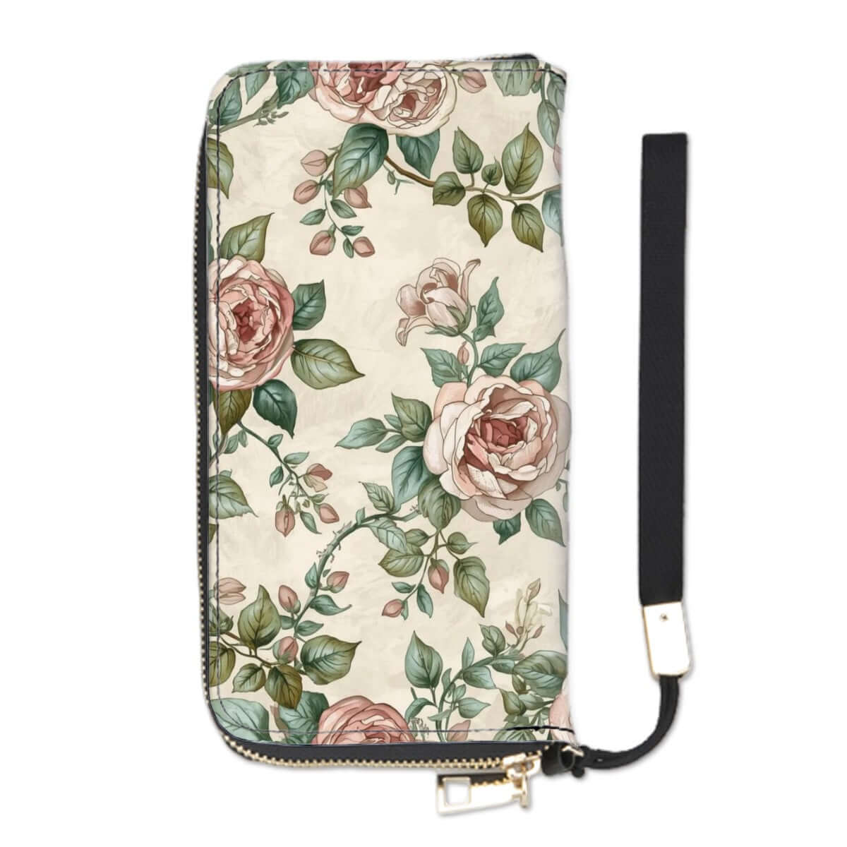 Clutch-Geldbörse für Damen - Stilvoll &amp; Praktisch mit floralem Design, aus hochwertigem PU-Material. Praktisch für Karten und Bargeld.