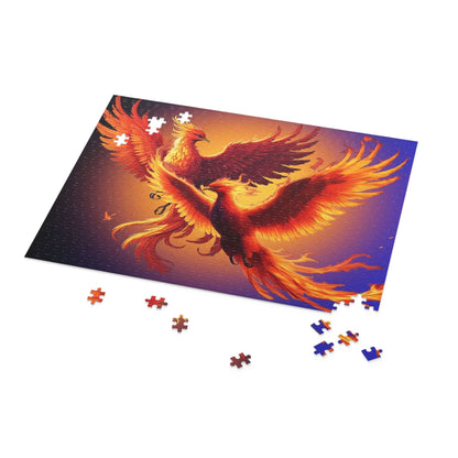 Puzzle auseinander