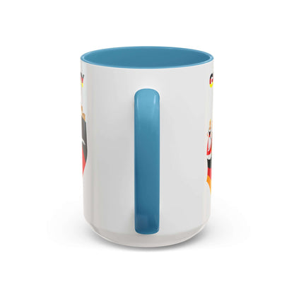 Details für Kaffeetasse mit deutscher Fußballflagge 