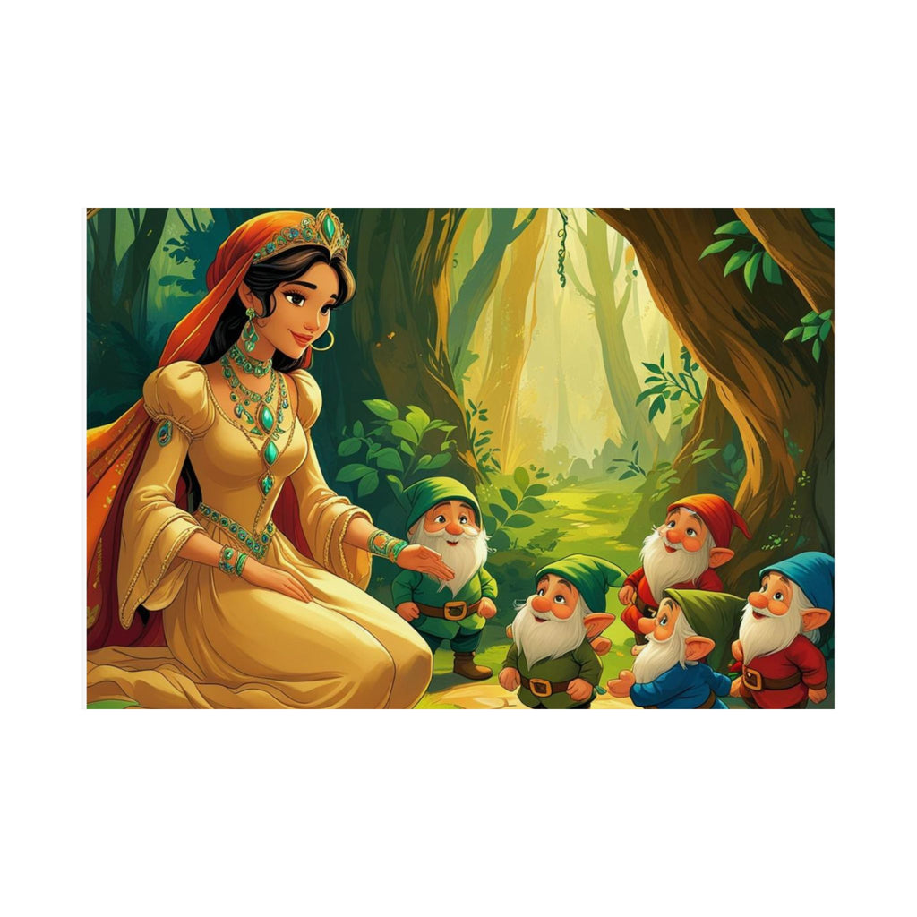 Zauberhafte Satin Wandkunst, Zauberhafter Märchen Poster