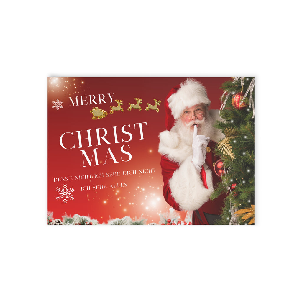 Festliche Weihnachtskarten, Weihnachtsgrüße, Zweiseitiger Druck