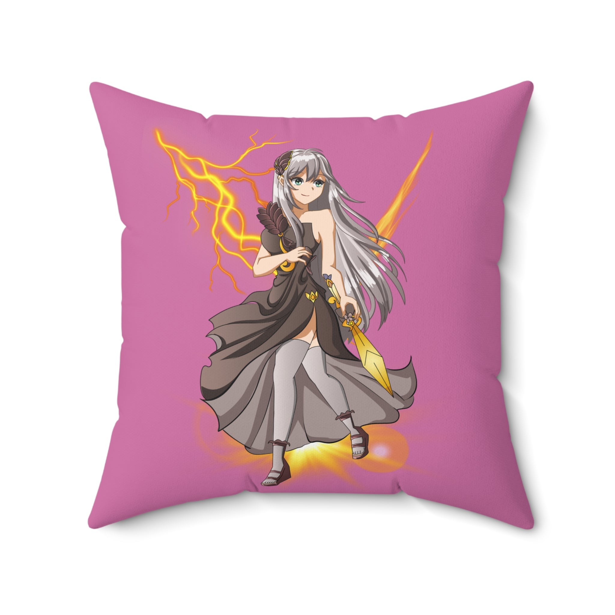 Anime Lightning Warrior Kissen - Kräftiges Dekor für unsere Fans
