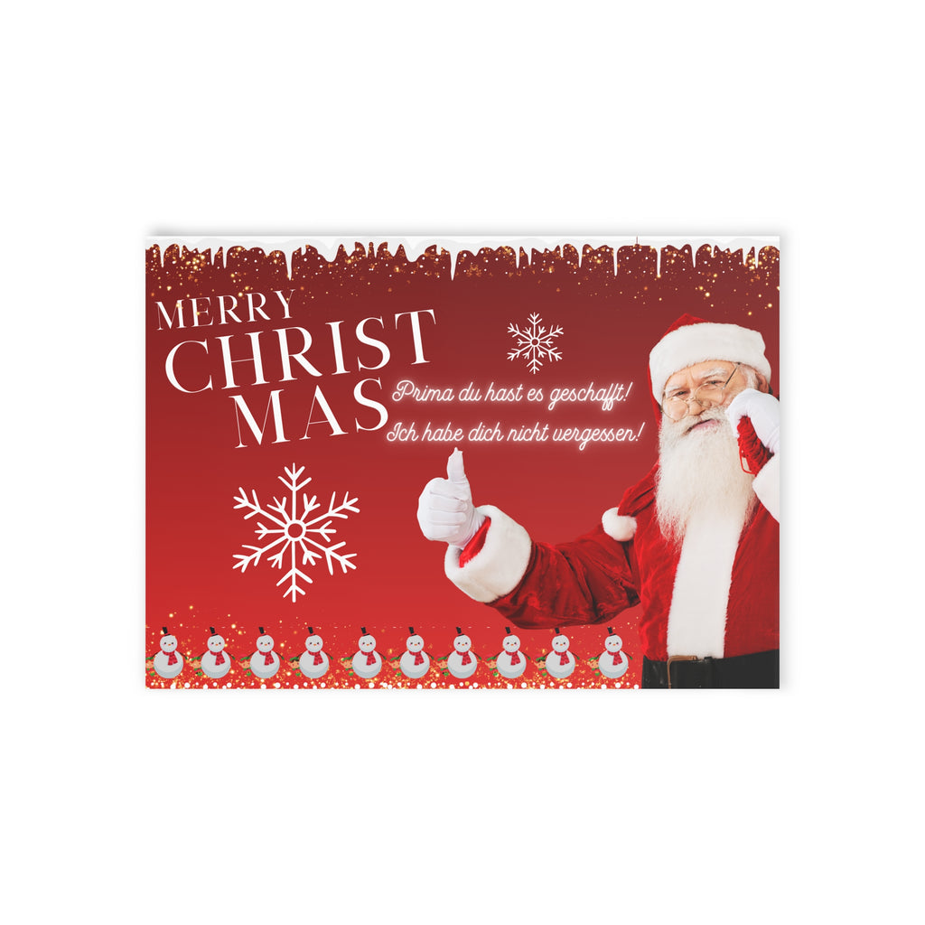 Festliche Weihnachtskarten, Weihnachtsgrüße, zweiseitiger Druck