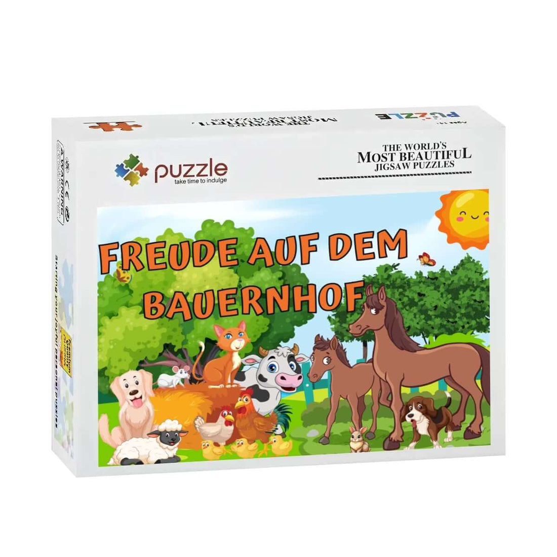 Holzpuzzle mit dem Titel &