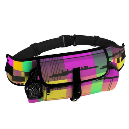 Gürteltasche für das Outdoor-Training von Haustieren in buntem Design. Leicht und praktisch für Haustierbesitzer.